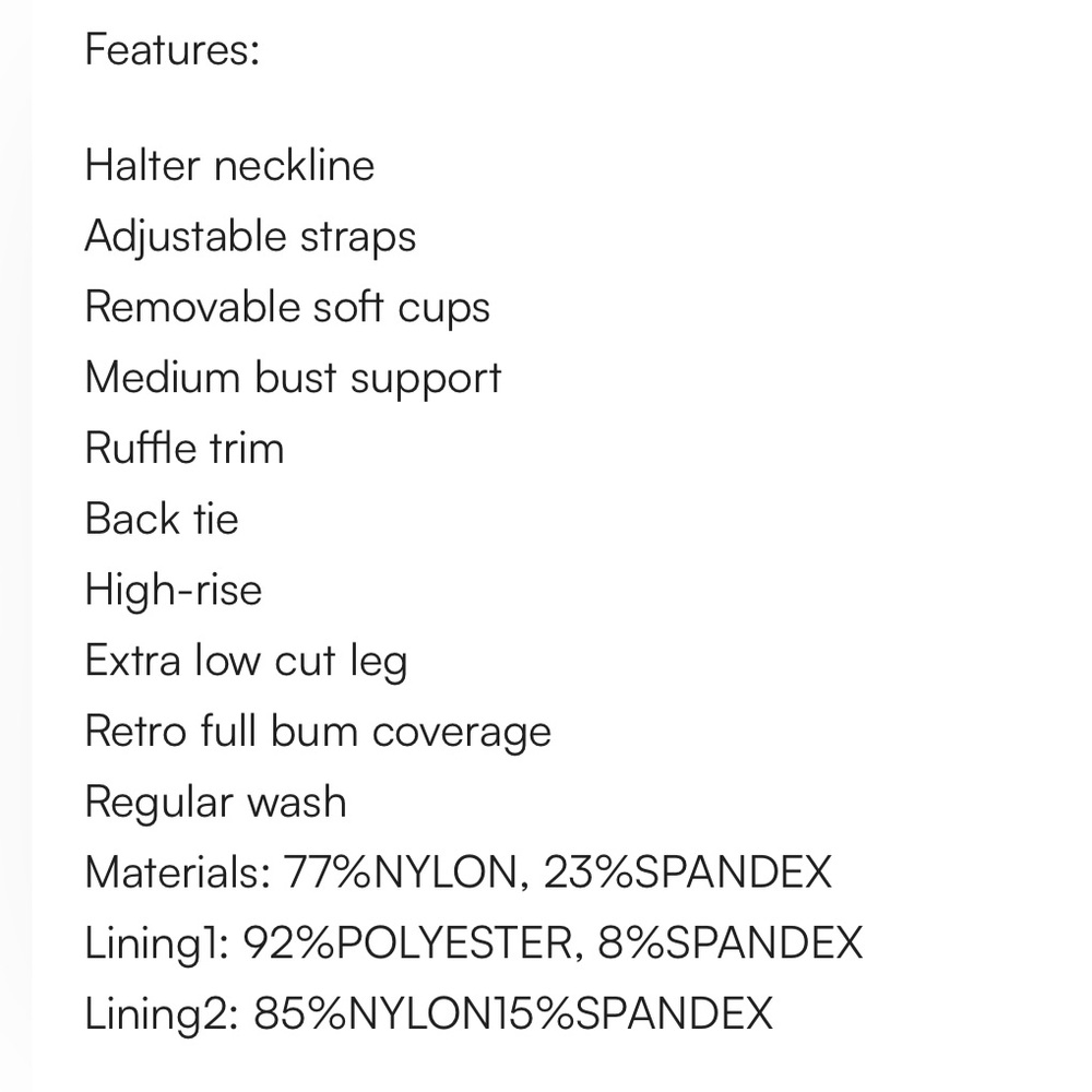 Cupshe Red Ruffled Bikini Set - Picture 5 of 5